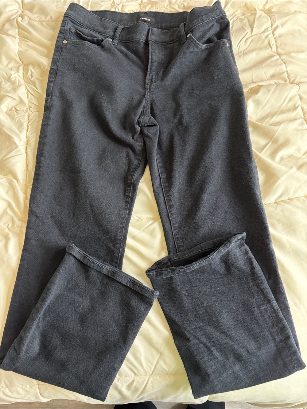 Women's Straight-Leg Jeans in Black — Express